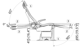 Chair Drawing of movements Chair Drawing of movements