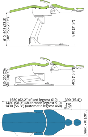 Chair Drawing of dimensions Chair Drawing of dimensions